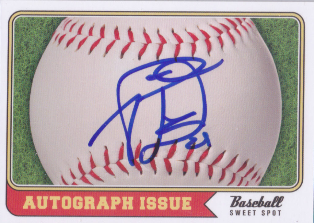 Parker Dunshee signed signature card