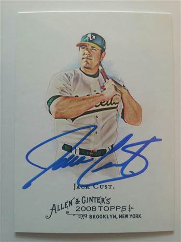 Jack Cust 2008 Allen and Ginter