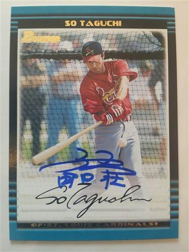 So Taguchi - 2002 Bowman rookie card