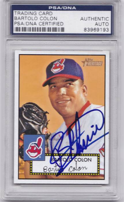 2001 Topps Heritage Bartolo Colon