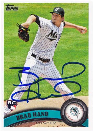 2011 Topps Update Brad Hand