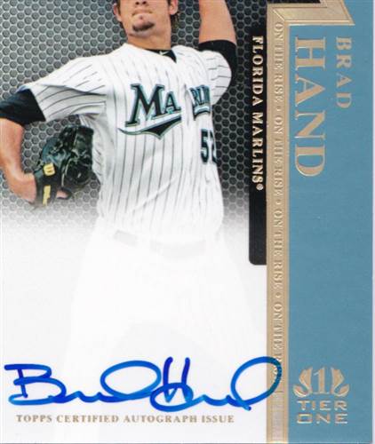 2011 Topps Tier One Brad Hand