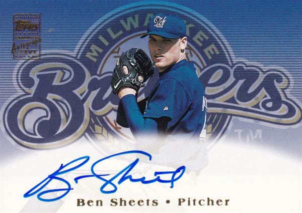 2002 Topps Baseball Ben Sheets