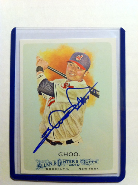 2010 Allen and Ginter Shin-Soo Choo autograph