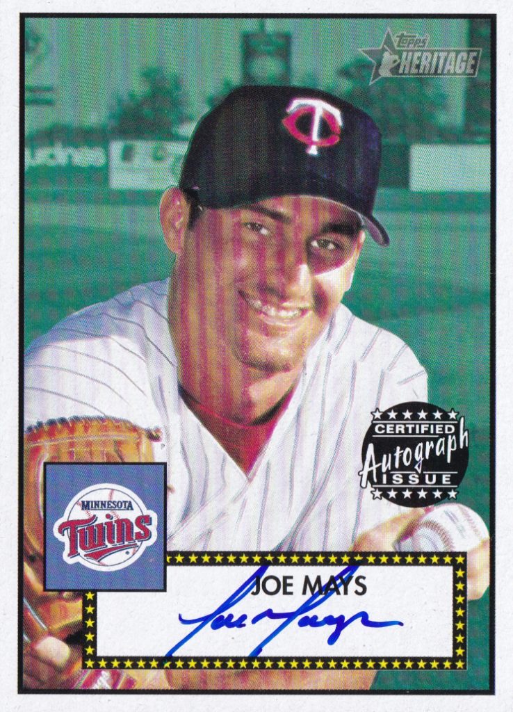 2001 Topps Heritage Joe Mays