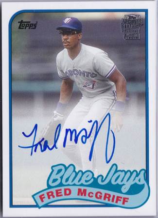 2018 Topps Archives Fred McGriff