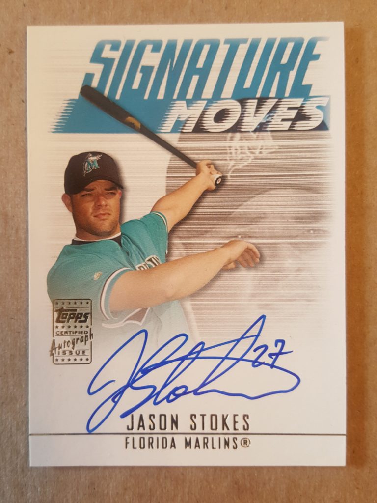2003 Topps Rookies and Traded Jason Stokes