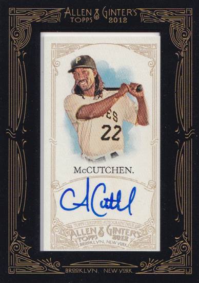 Andrew McCutchen 2012 Allen and Ginter