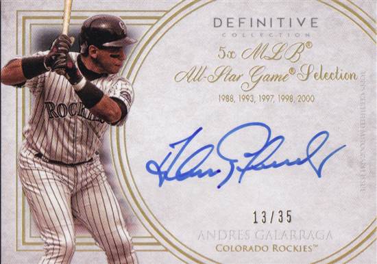 Andres Galarraga 2018 Definitive