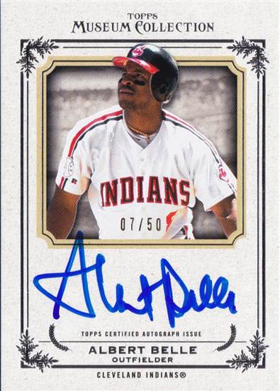 New Arrival: Albert Belle, of, Cleveland Indians – Wahoo Cardboard