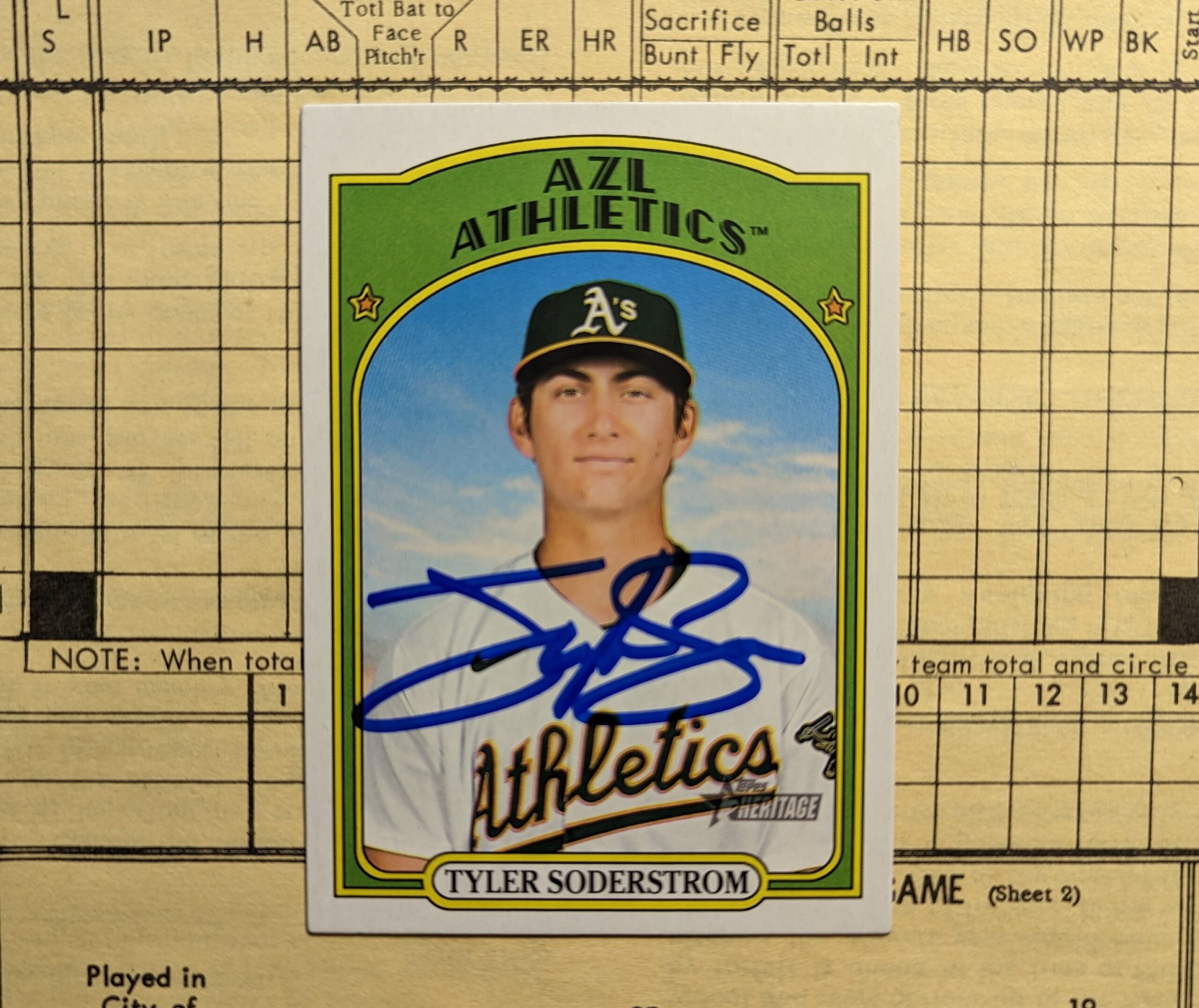 Topps Bunt Barry Zito 2022 Big League Baseball Gold Signature